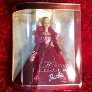 NRFB 2002 Holiday Celebration Barbie 56209